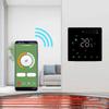 For Alexa Programmable Thermostat Voice Control Thermostat Black Programmable Floor Heating Thermostat Multi-room Support
