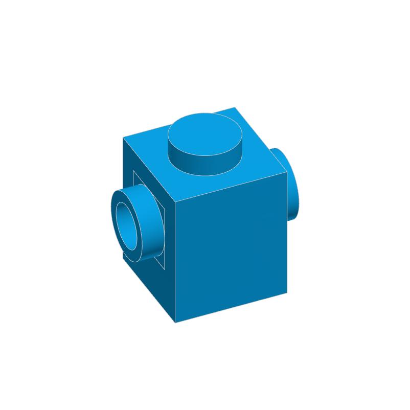 Non-Toxic 10Pcs 47905 1 X 1 With Studs On 2Sides Block Moc Accessories Compatible With Brick Diy Children'S Toy Assembly Part