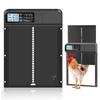 Automatic Chicken Coop Door, Aluminum Coop Doors with Timer and Protection Mechanism, Waterproof Auto Chicken Coop Door
