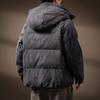 Men's High-End Hooded 90% Duck Down Jacket – Short, Thick, Warm, Trendy, Casual Winter Outerwear