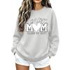 Women's Casual Neck Long Sleeve Pullover Sweatshirt, 2027 for Everyday Wear