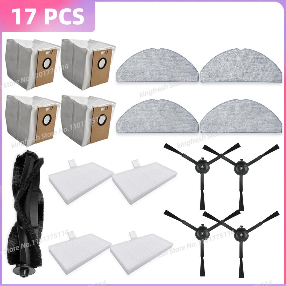 Fit For (TP-Link Tapo RV30 Max Plus / RV20 Max Plus / RV30 Max / RV20 Max) Parts Dust Bag HEPA Filter Main Side Brush Mop Cloth