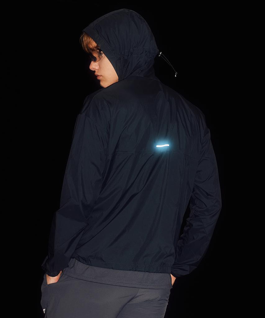 Lazybee Ultralight Packable Air Glide Reflect Windbreaker Jacket W Black