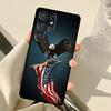 American USA Flag Eagle Case For Samsung Galaxy S25 S24 S23 S22 S21 S20 Ultra S9 S10 Plus S21 FE S25 FE Back Cover