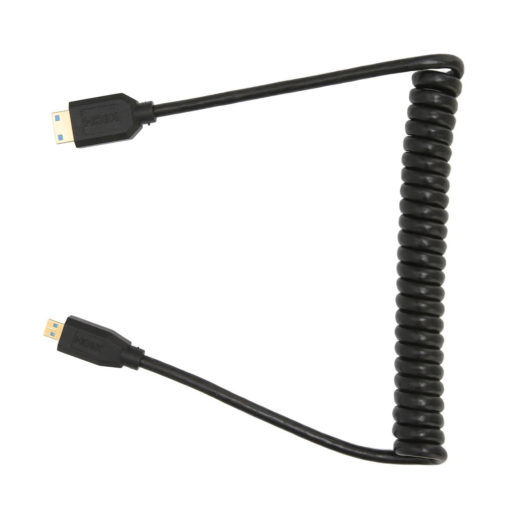 Micro To Mini HD Multimedia Interface Cable 8K HD HD Multimedia Interface Cord for TV Monitors Projectors