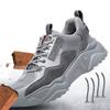 Fashion Anti-Piercing Safety Shoes For Men Working Boots Steel Toe Cap Boots Anti-Smashing Work Shoes Breathable Safety Boot Men's Shoes