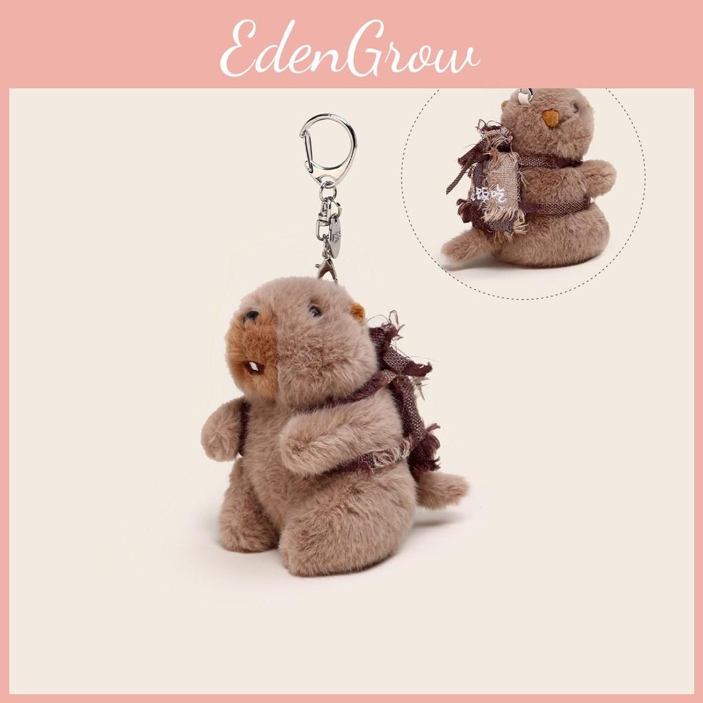 Key Plush Marmota Chain Pendant With Sound For Backpack Decoration And Idea Gift