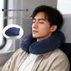 Portable U-Shaped Neck Pillow: Travel Comfort for Flights and Trains
