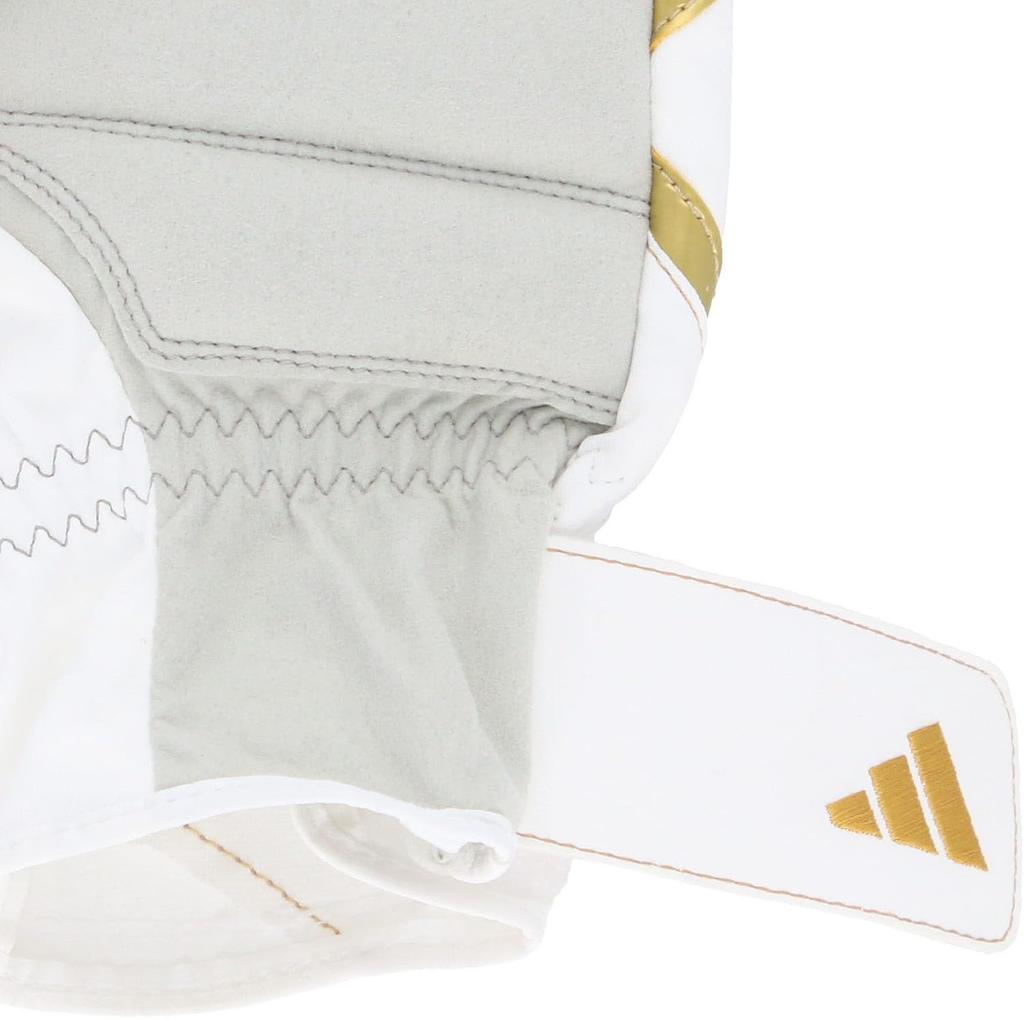 adidas Sliding LBG705 Baseball/Softball Glove, White/Gold, Medium,