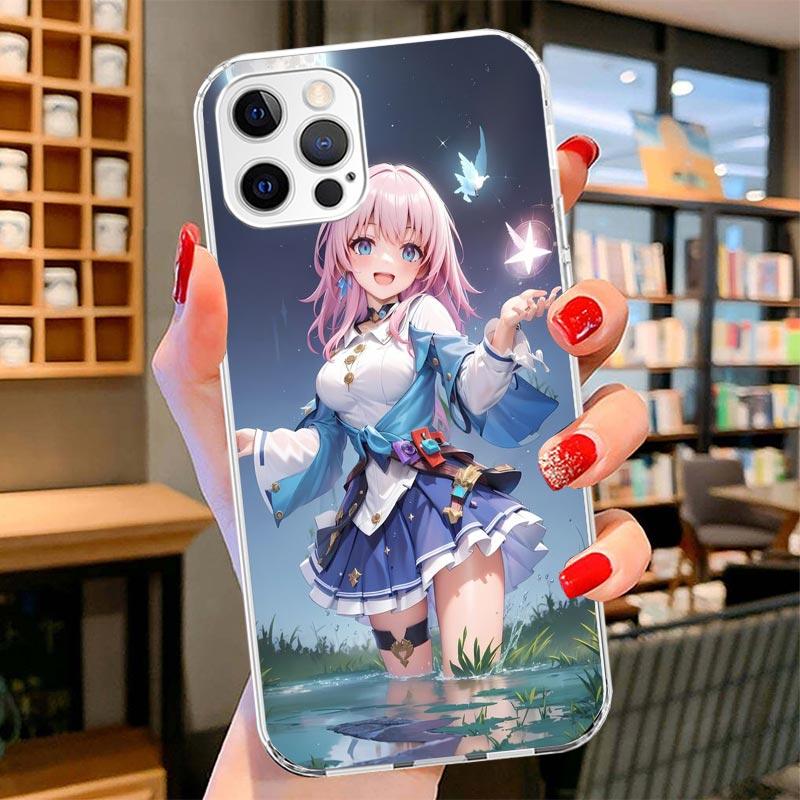 Honkai Star Rail March 7TH Cover Phone Case For iPhone 16 17 Air 15 14 Pro Max 16E Phone Case 13 Mini 12 11 7 SE 8 Print Pattern