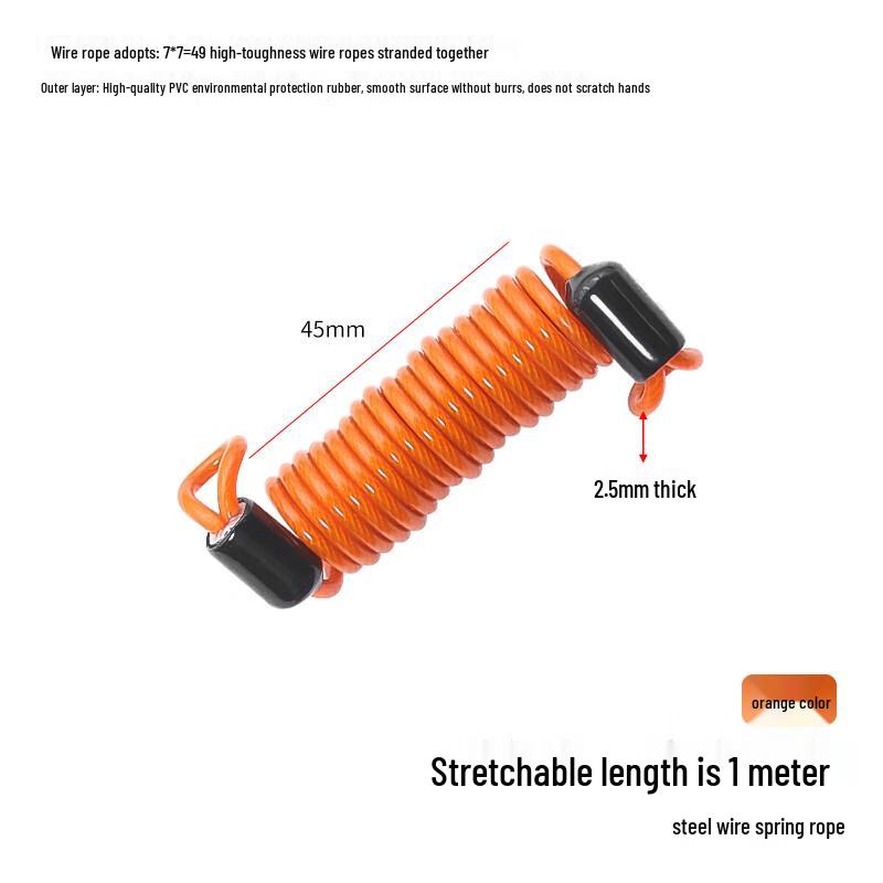 Высокопрочный выдвижной страховочный ремешок для инструмента