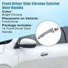 Priprilod Chrome Outside Door Handle Front Driver Side Compatible with Kia Sorento 2016-2020# 82651-C5010 82652-C5010