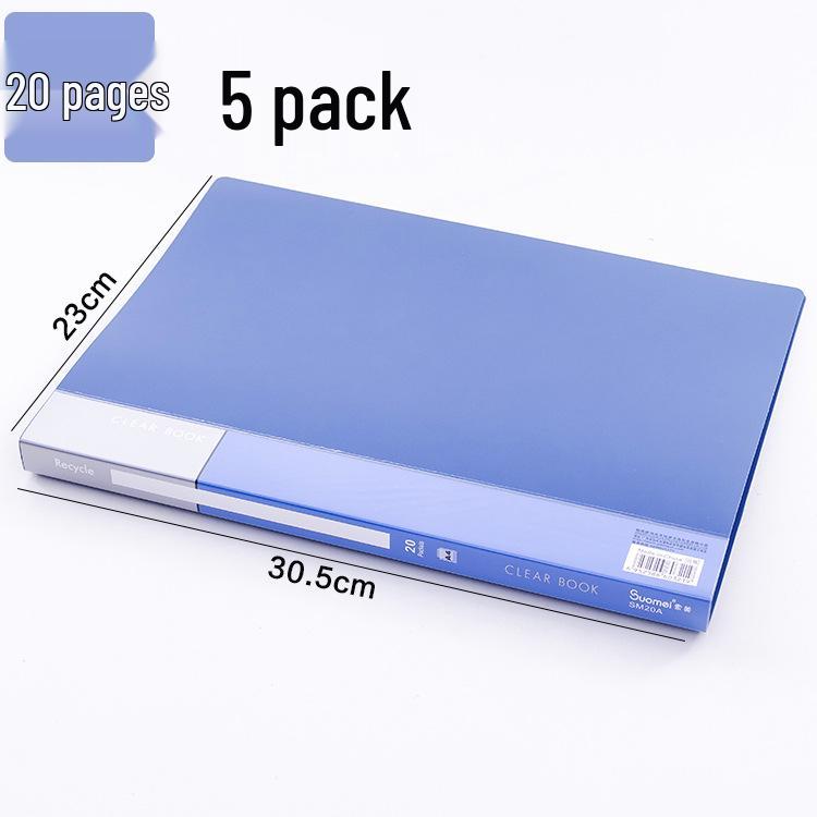 A4 mehrschichtige Seitenabtrenner und Dokumentenordner für Ringordner (20-100 Blatt)