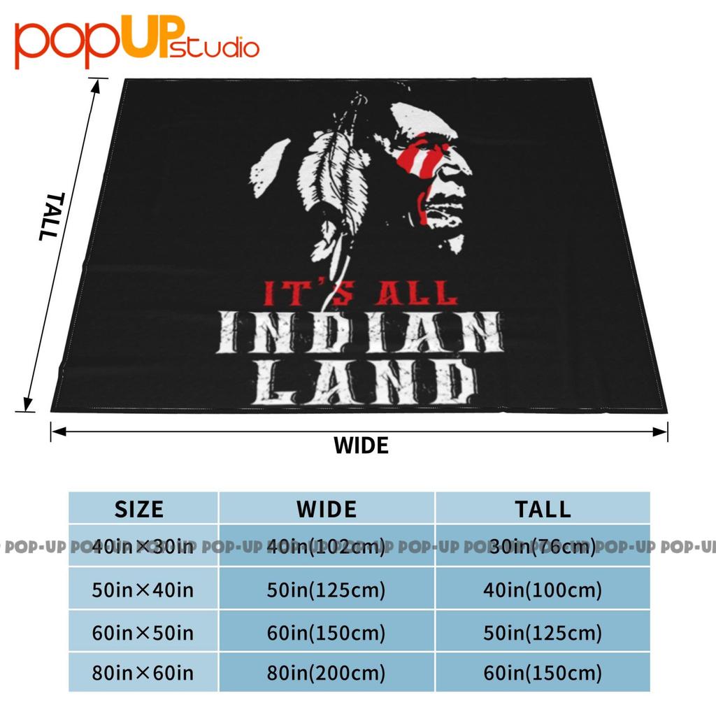 Its All Indian Land Native America Ultra-Soft Blanket Quilt Winter Sofa Cover Bed Covers