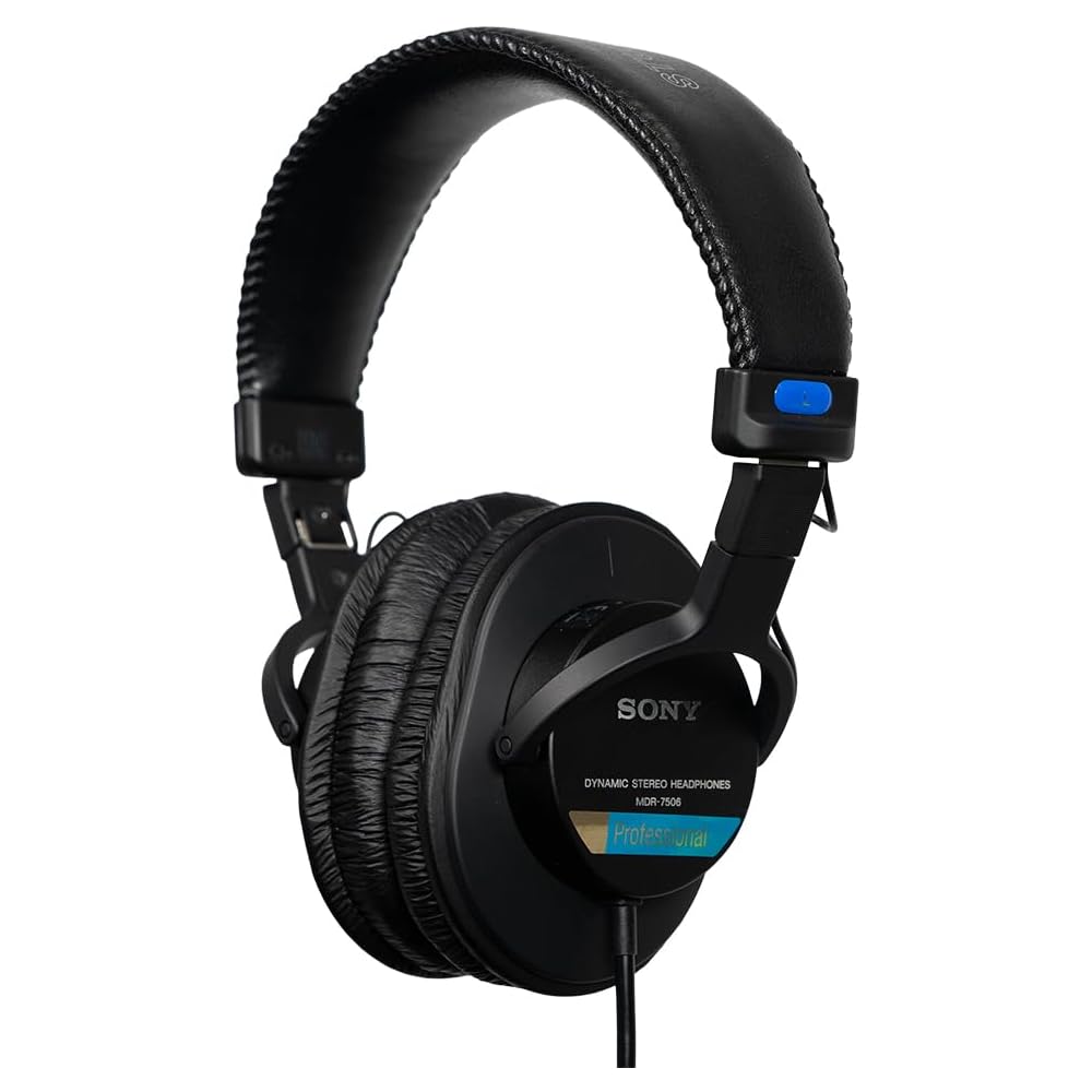 

Sony MDR-7506 Stereo Headphones Over-Ear Design Professional Studio Use