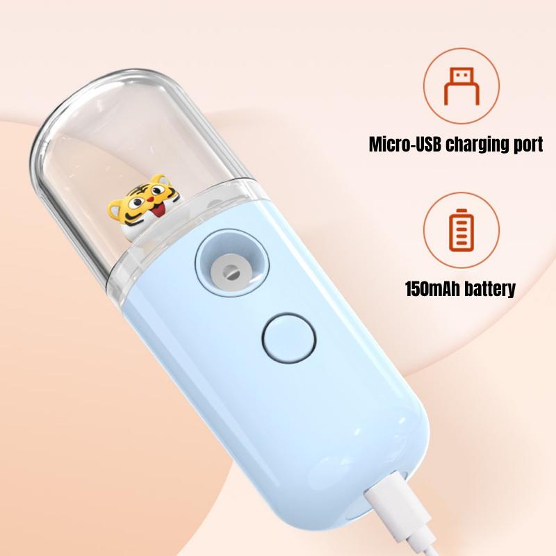 Mini-Nano-Gesichtsfeuchtigkeitssprüher, Luftbefeuchter, kabellos, wiederaufladbar, tragbar, Gesichtswasserauffrischer, Parfüm-Aroma-Diffusor
