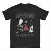 Cotton Tshirt Fashion Top Tshirt Angie De Poitrine Rock Band Accessories Unisexs And Unisexs Tshirt