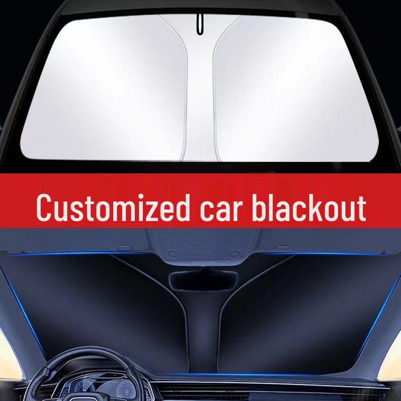 Enhanced Foldable Car Sunshade: Thick, Easy-to-Store Heat Insulation for Sun Protection