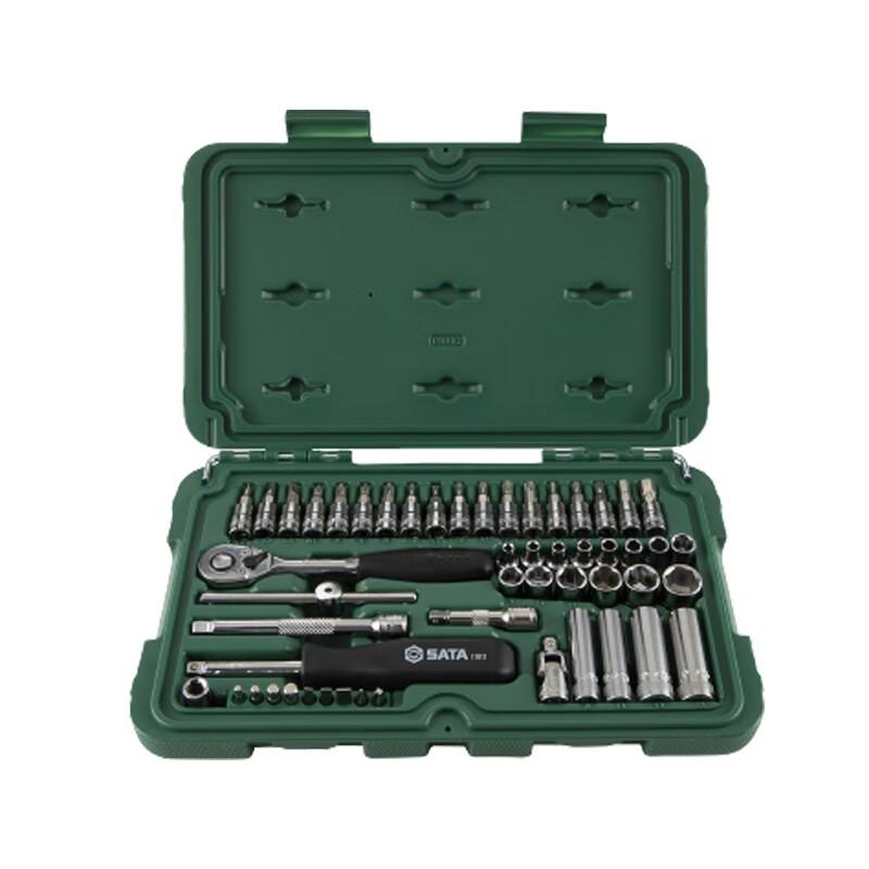 SATA 09002 52-Piece Socket & Ratchet Wrench Set 52-Piece Set
