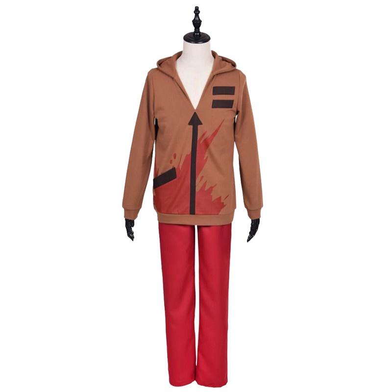 Exquisite Adults Mens Angels Of Death Isaac Foster Wigs Zack Hoodie Jacket Pants Costume