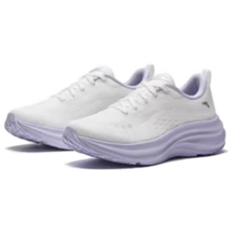 New Anta Leaves 2.0 Anti Slip Wear Resistant Low Top Casual Running Shoes Women's White Purple 122515515-3