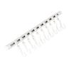 Kitchen Rail and Removable Hook Plastic Adhesive Kitchen Utility Hanger for Office Bathroom