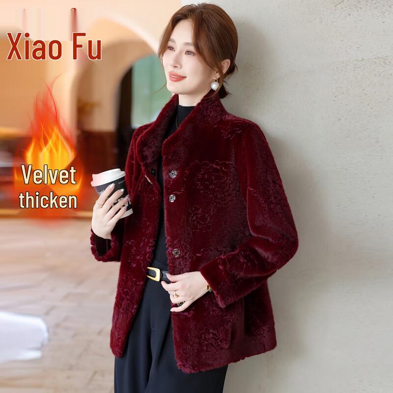 

Женская ретро зимняя куртка из искусственного меха 4XL