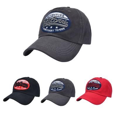 JYL TS DIY Internet Celebrity Distressed Cap Hip Hop Curved Brim Sunshade Cotton Hat