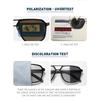 Fashion Photochromic Polarized Sunglasses for Women Men Unisex UV400 Anti Glare Spots Driving Fishing Glasses GZW