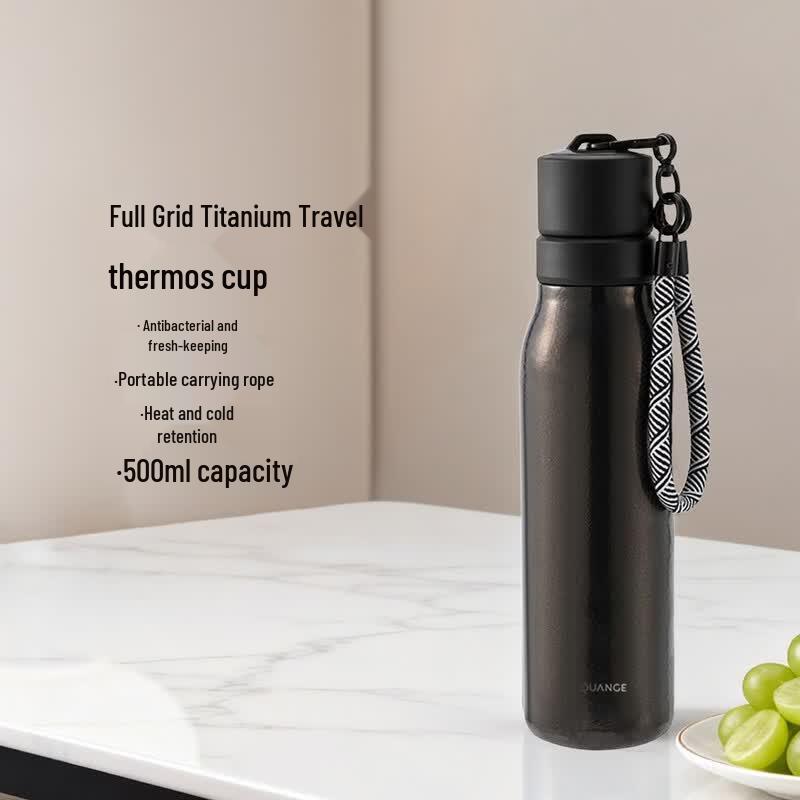 Pure Titanium Insulated Water Bottle