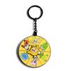 Egg Party Rotating Cartoon Animal Keychain: Classic Game Accessory and Children's Gift