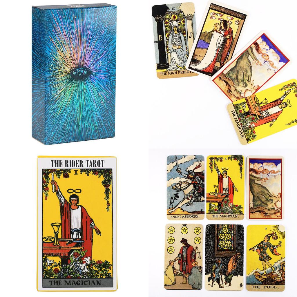 Exquisite Rider Waite Smith Tarot Deck Featuring Vibrant Prisma Visions Artwork