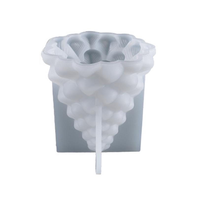 Christmas Tree Setting Ornaments Silicone Mold Epoxy DIY Decoration Making Candle Melt Resin Polymer Clay Home Decor