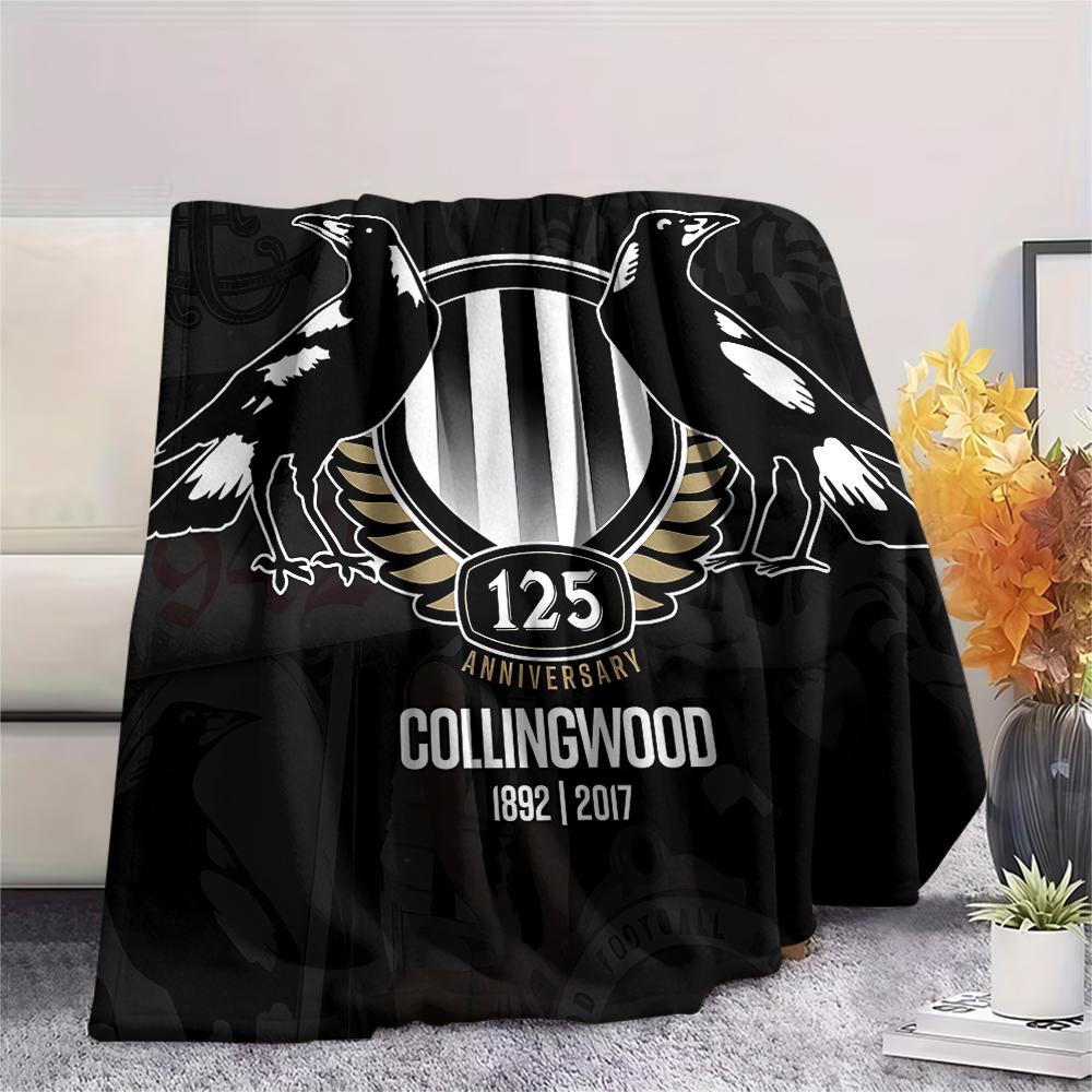 Crow Logo Team Print Flannel Blanket,High quality Comfortable for All Seasons,Home Decor,Warmth and Comfort,Perfect for Christmas Gifts