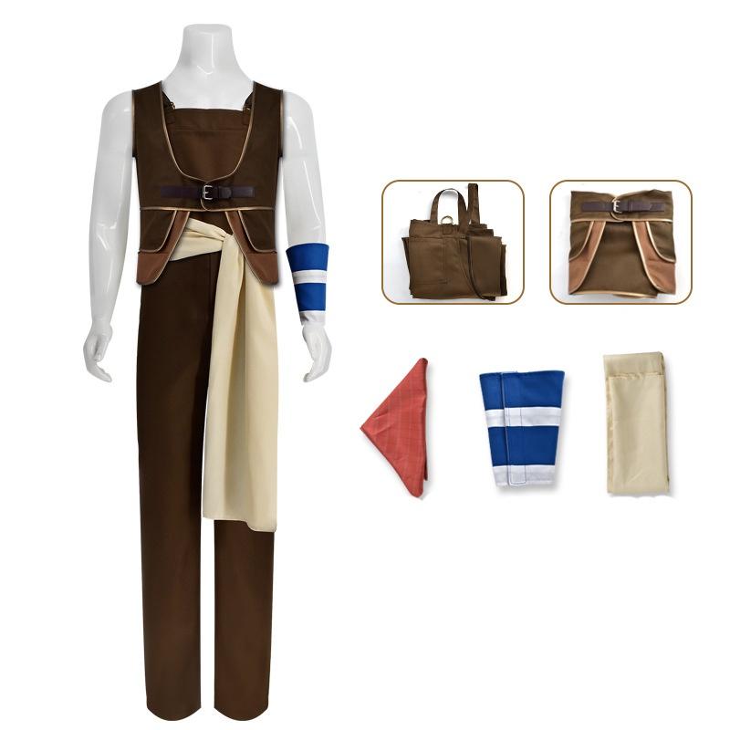 

Усопп Ван Пис Косплей Костюм Вечеринка Дакрон Одежда Реквизит Хэллоуин Фанаты Коричневый Adult,S