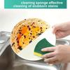 Super Absorbent Double-sided Cleaning Sponge Durable Dishwashing Cleaning Brush Kitchen Grease Cleaner Tools