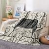 1Pc Bulldog Print Flannel Blanket, High Quality Comfortable for All Seasons, Home Decor, Warmth and Comfort, Perfect for Christmas Gifts