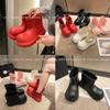 Red Rain Boots for Women 2025 New Outdoor Thick-soled Waterproof Women's Ankle Boots Non-slip Rainboots for Women Short Shoes