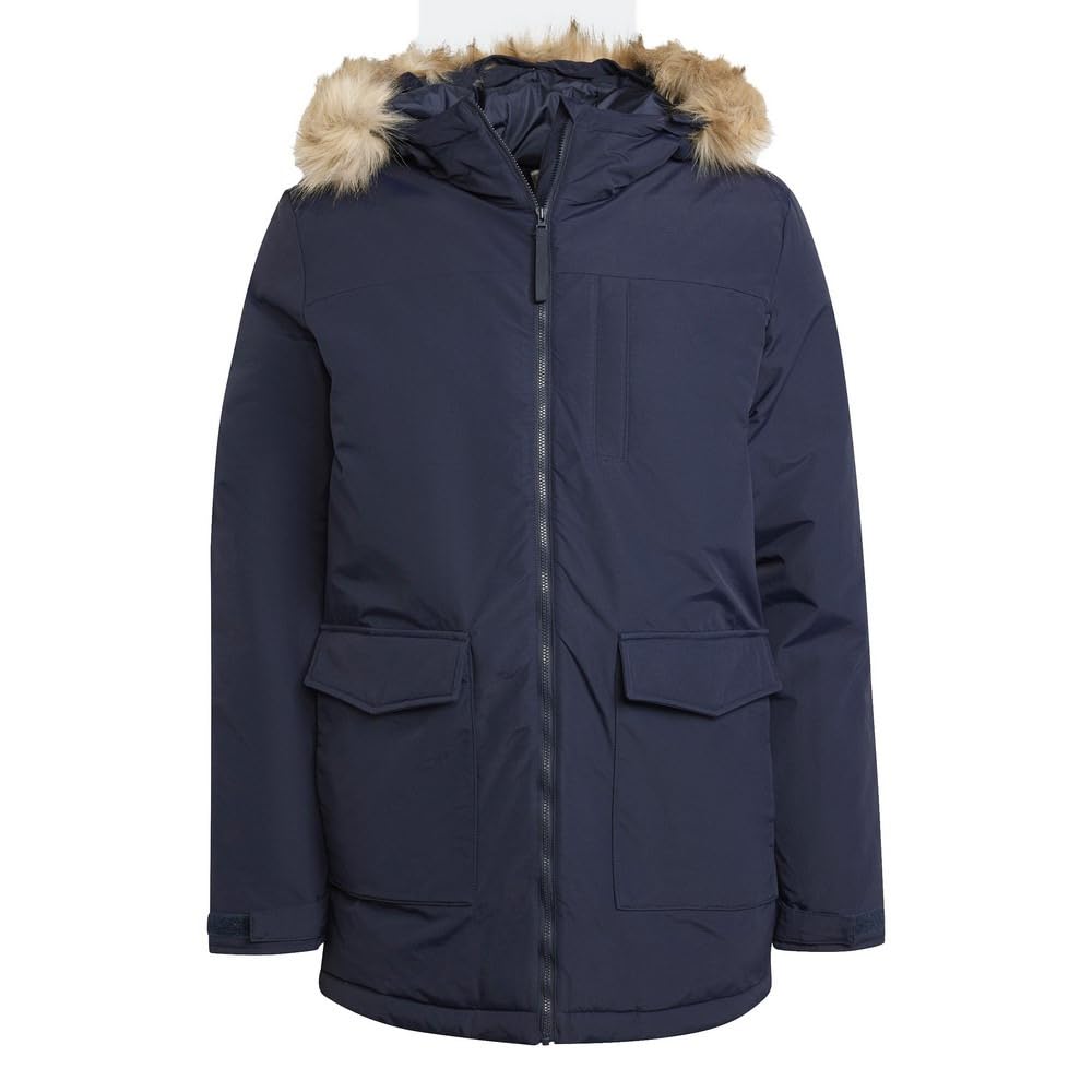 Adidas Paveric Fur Parka in Legend Ink Men's (JUC84) (IX8887)