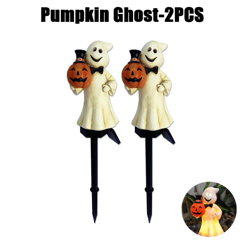 Solar Powered Halloween Pumpkins Outdoor Lights Creative Atmosphere Layout Waterproof Courtyard Garden Scenery Decoration