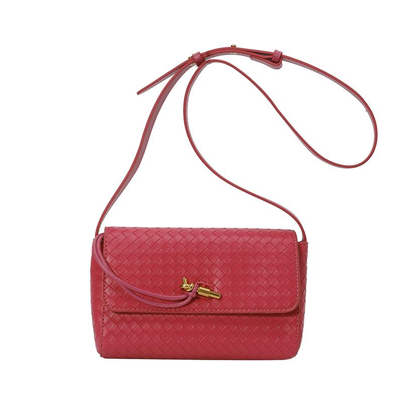 Persönlichkeit Trendtasche Damen Sommer neue Mode Textur Handtasche Schulter Umhängetasche gewebte Damentasche