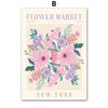 Colourful Flowers Market Daisy Lily Quote Wall Art Minimalist Print Canvas Painting Posters for Living Room Modern Home Decor
