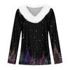 Long Sleeve Shirts For Women Cute Tops Christmas Prints Tees Blouses Casual Plus Size Basic Tops Pullover