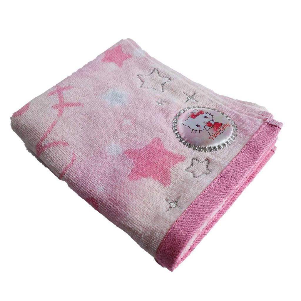Marushin Face Sanrio Hello Kitty Yumekira Antibacterial and Deodorizing 3725007600 Towel, Kitty, 100% Cotton, Treatment, Gift, Present,