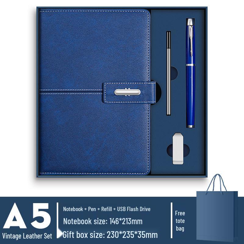 Elegant Business Notebook Gift Set - Office, Meeting, Study, Corporate Souvenir