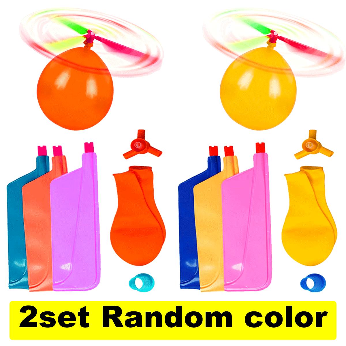 2set DIY Balloon Propeller Helicopter Science Kit - Aerodynamic Helicopter Education Model, Handmade Science ZSY