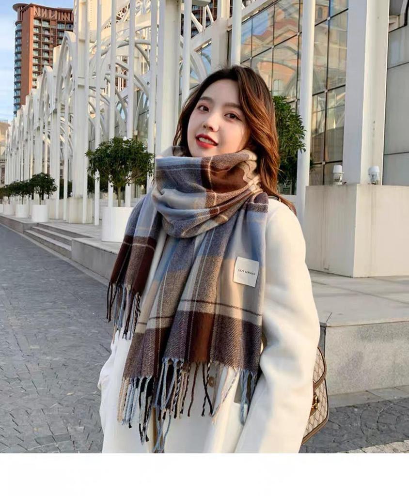 Stylish 2024 Women's Winter Scarf: Cute, Versatile, Ins-Inspired, Niche Design, High-End, Neck Warmer