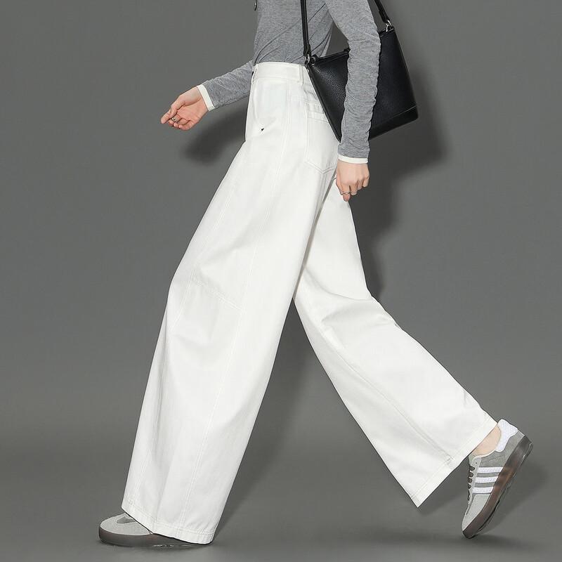 Demana Cloud Oxygen Cotton Wide-Leg Casual Pants