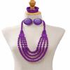 Handmade Vintage Boho Bib Beads Ethnic Style Geometric Beaded Necklace  Jewelry Accessories