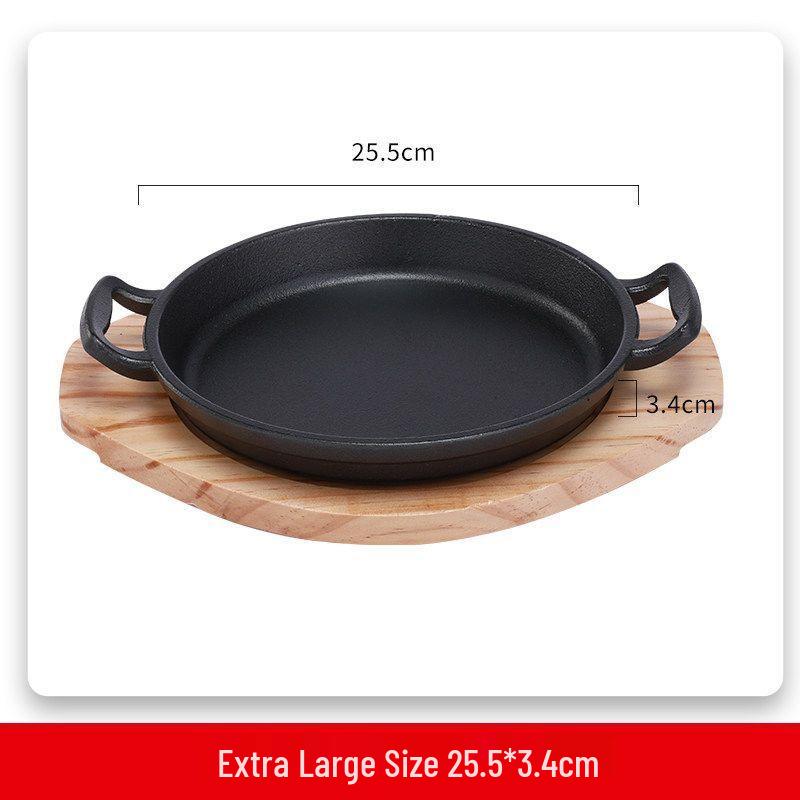 Cast Iron Griddle & Grill Pan for Fish, Steak & More